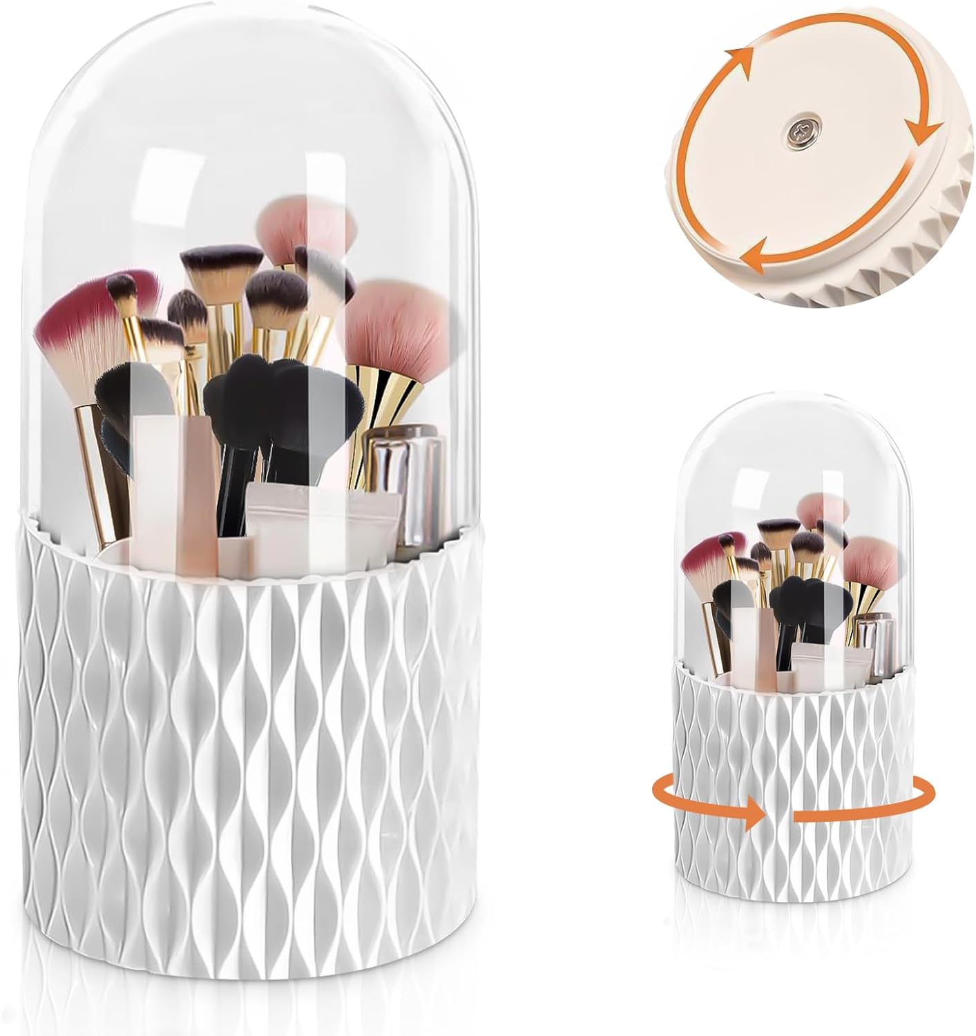 Gebrazy : L'Organisateur de Maquillage Rotatif 360° Immanquable pour une Coiffeuse Bien Rangée!