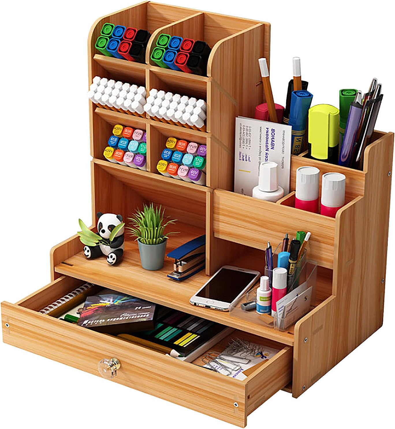 Hggzeg : L’Organiseur de Bureau en Bois qui Révolutionne votre Espace!