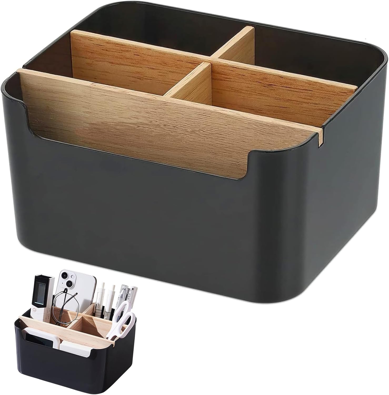 JOKILY : L’Organiseur de Bureau en Bambou Indispensable pour un Espace Épuré!