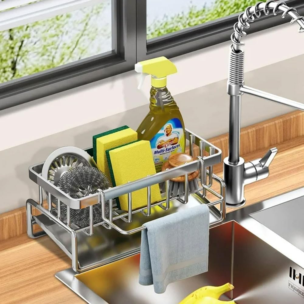 KOTKMSXTSW : L’Organiseur d’Évier Incontournable pour une Cuisine Bien Rangée!