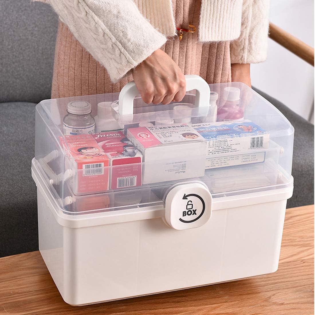 L’Indispensable Dittzz : Votre Boîte à Pharmacie Portable et Pliable en 3 Niveaux !