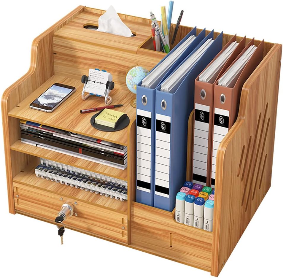 L’Organiseur en Bois Élégant : Votre Allié pour un Bureau Bien Rangé!