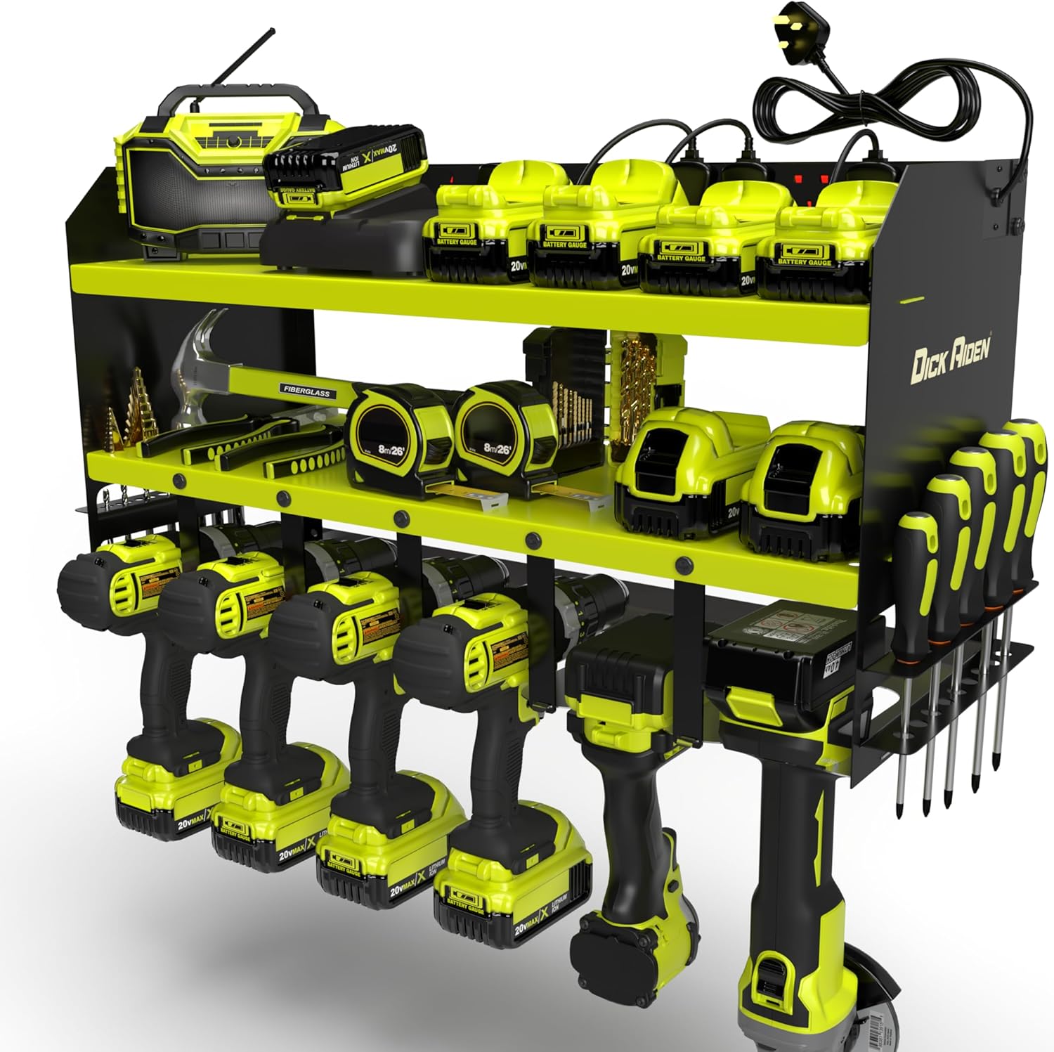 Maximisez Votre Espace avec le Lot de 6 Organiseurs d’Outils Électriques Toolganize!