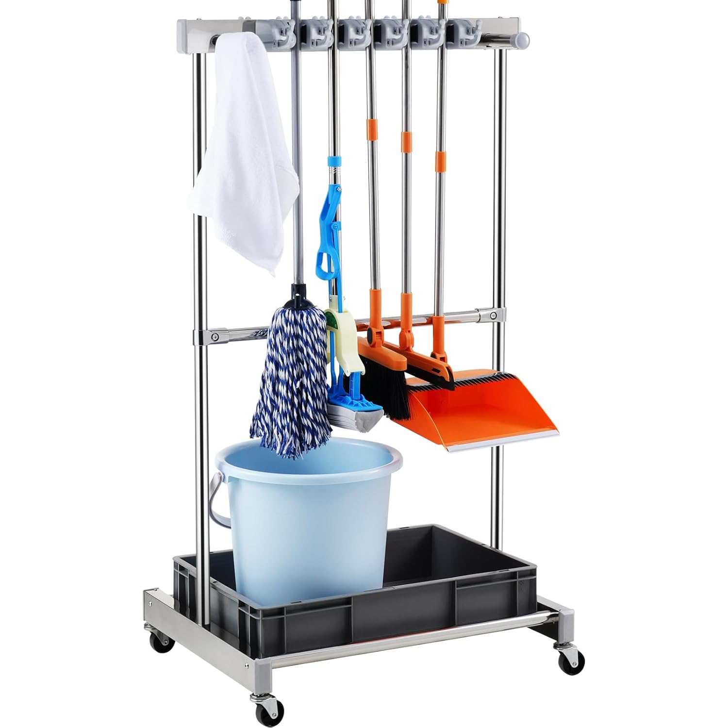 Maximisez Votre Espace : Découvrez le Support Range Outils de Jardin VEVOR!