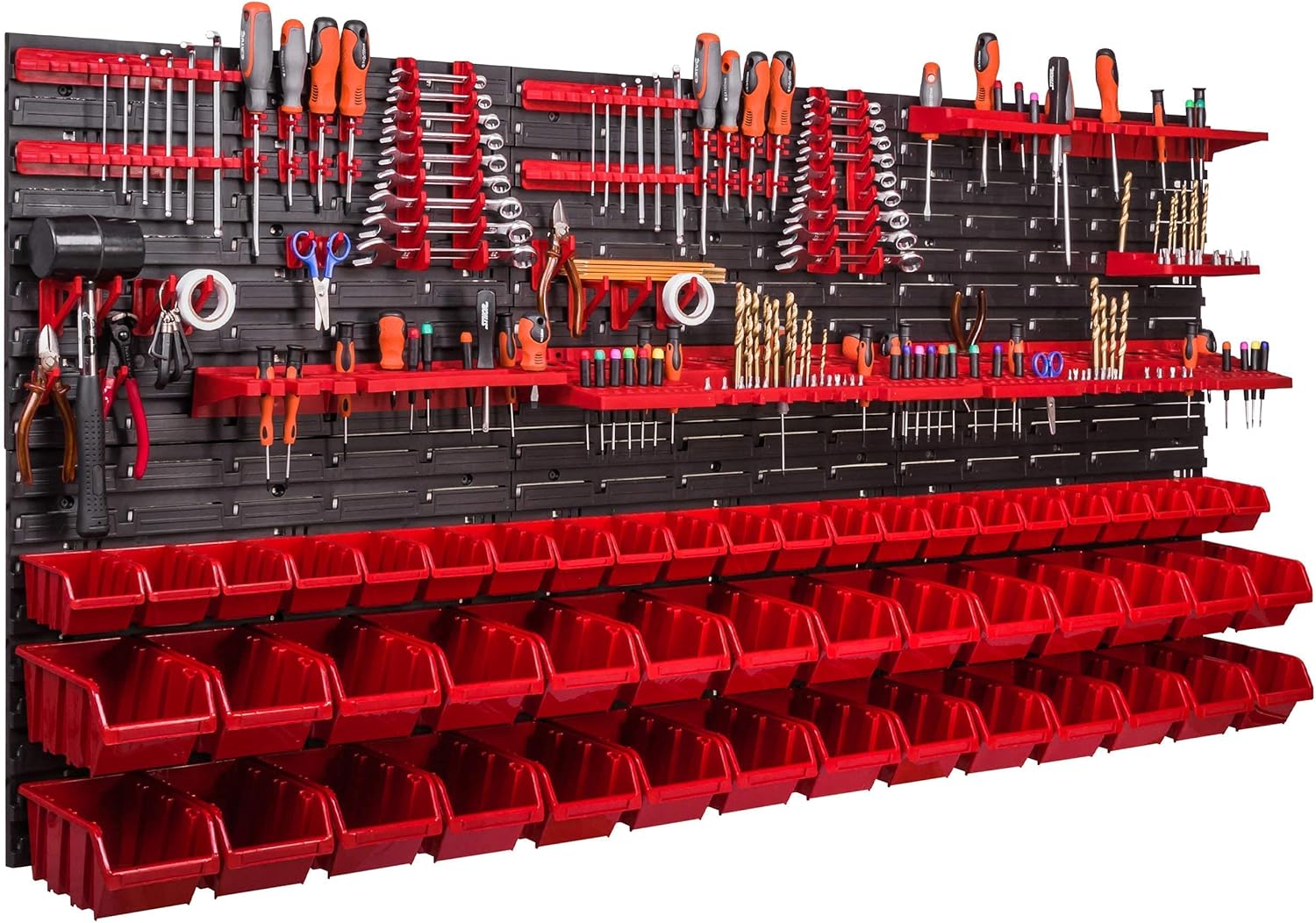 Optimisez Votre Atelier avec le Panneau Mural Porte-Outils 50 Boîtes!