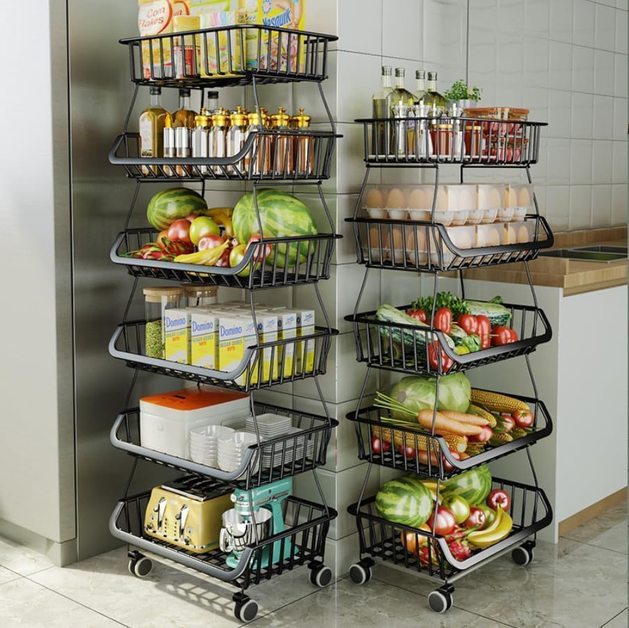 Optimisez Votre Cuisine avec les Paniers de Rangement CarolynDesign : Pratiques et Stylés!