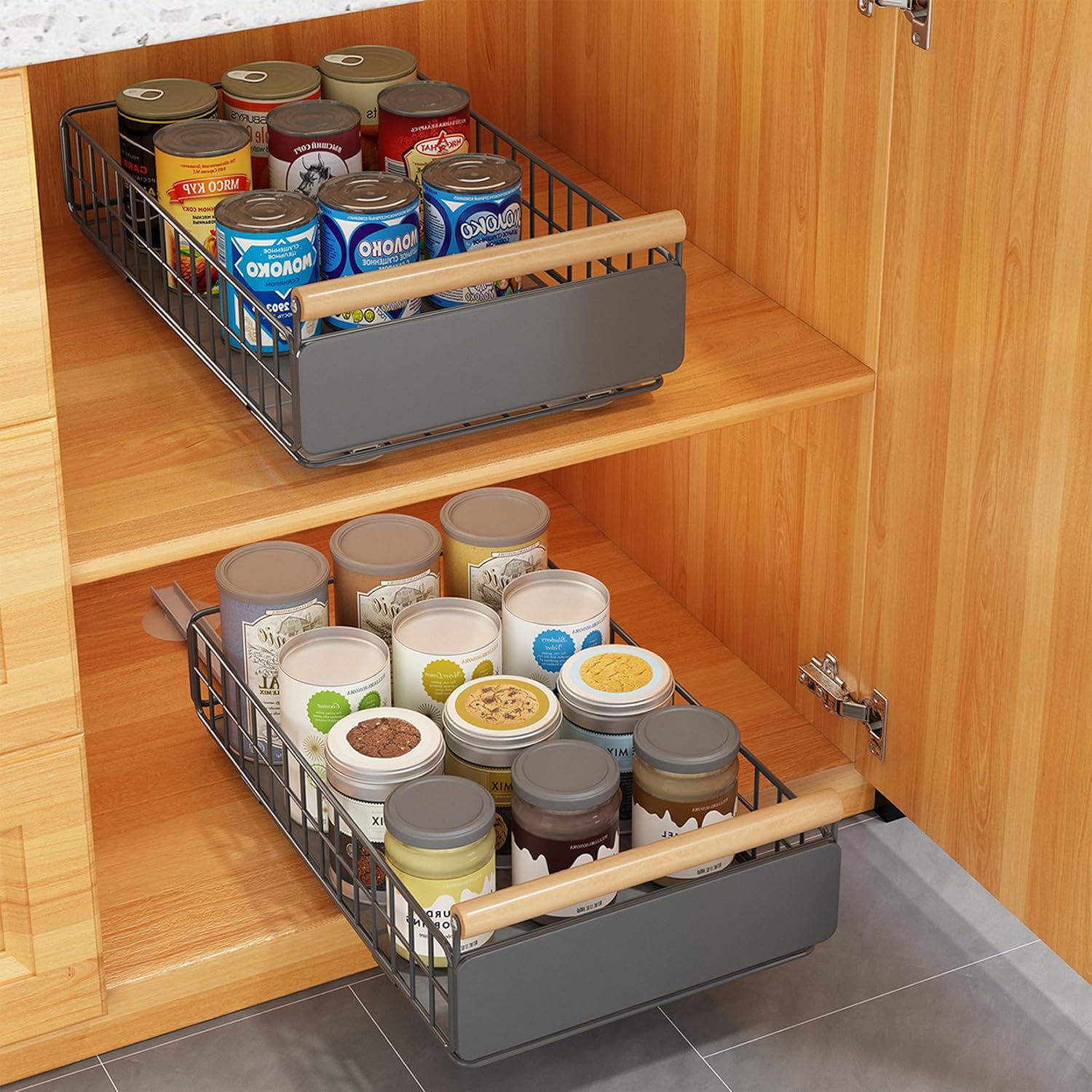 Optimisez Votre Espace avec le Lot de 2 Organiseurs COVAODQ : Rangement Pratique et Élégant!