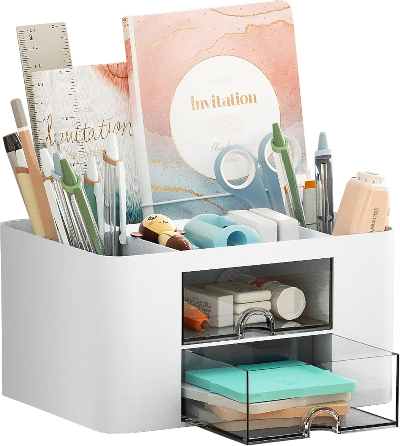 Optimisez Votre Espace avec le Marbrasse Organisateur de Bureau Multifonctionnel!