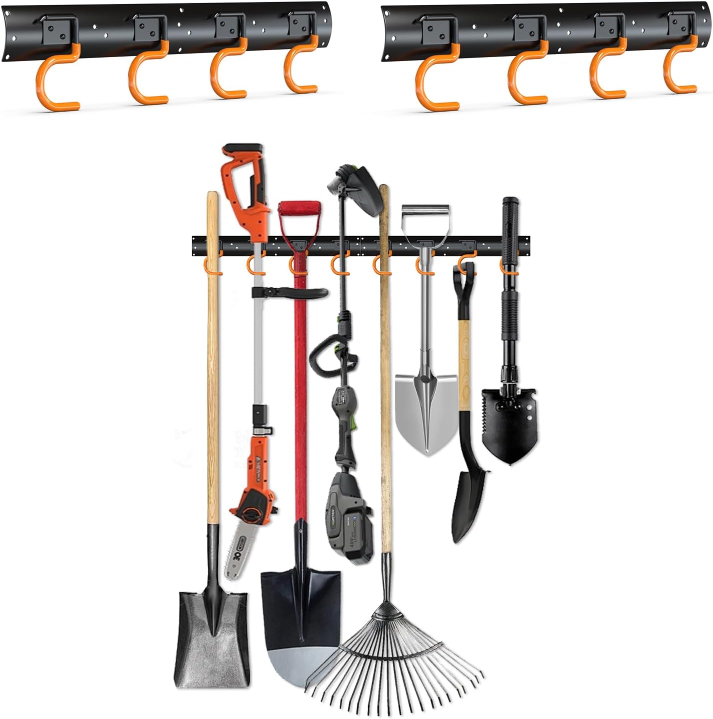 Optimisez votre Espace avec le Range Outils de Jardin 3-H : Astuce Pratique pour Garage et Atelier!