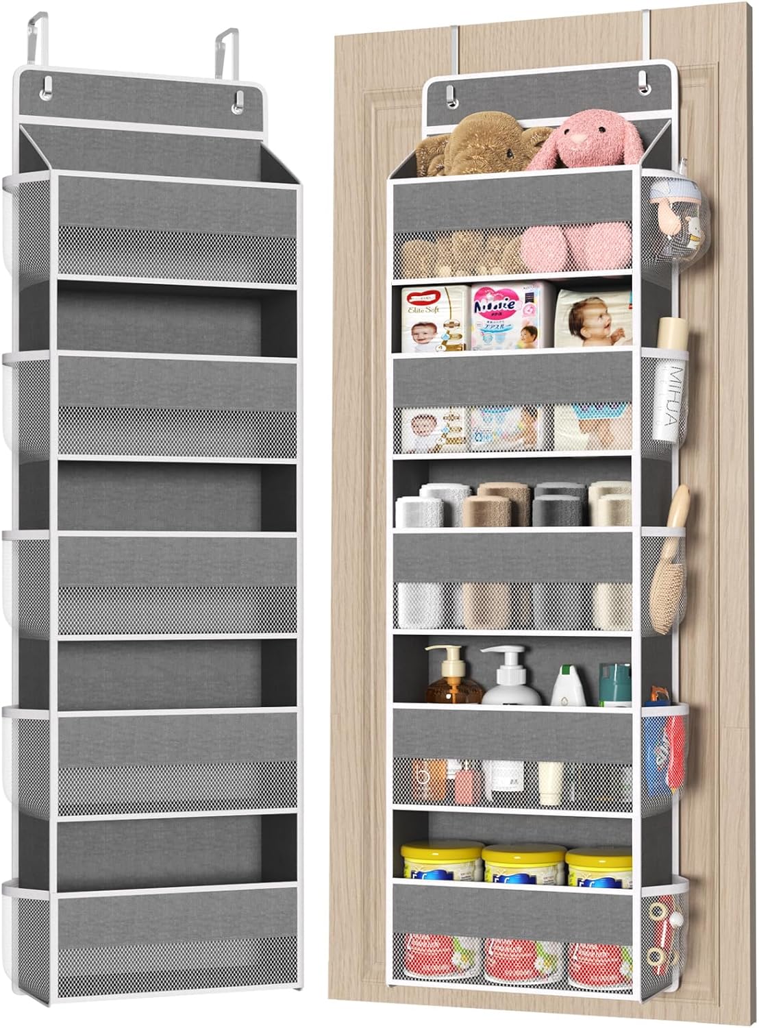 Optimisez Votre Espace avec le Rangement Suspendu sur Porte FCHERP : 5 Compartiments Pratiques !