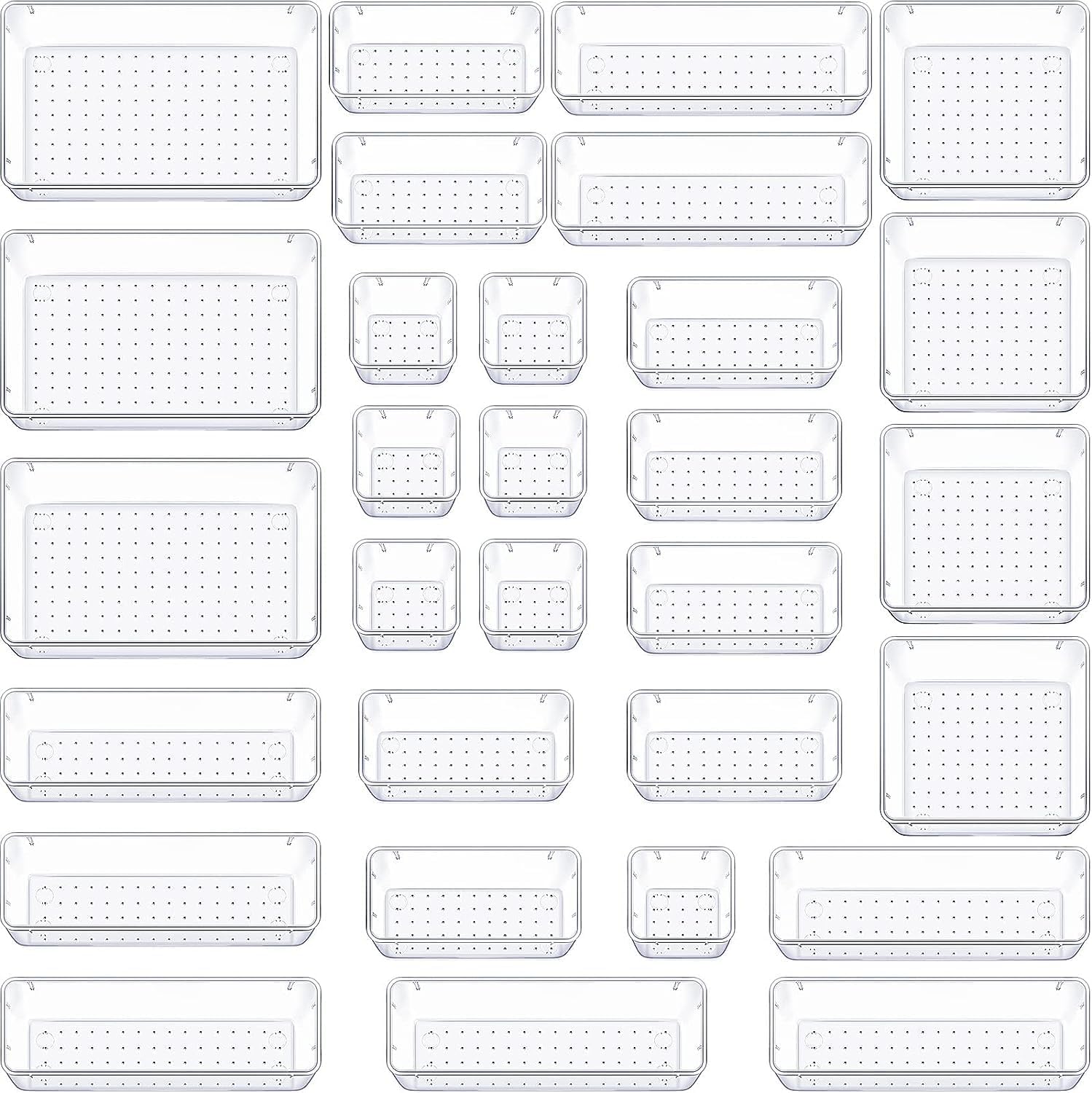 Optimisez Votre Espace avec les Organisateurs de Tiroirs Collazoey : 30 Pcs pour Une Rangement Parfait !