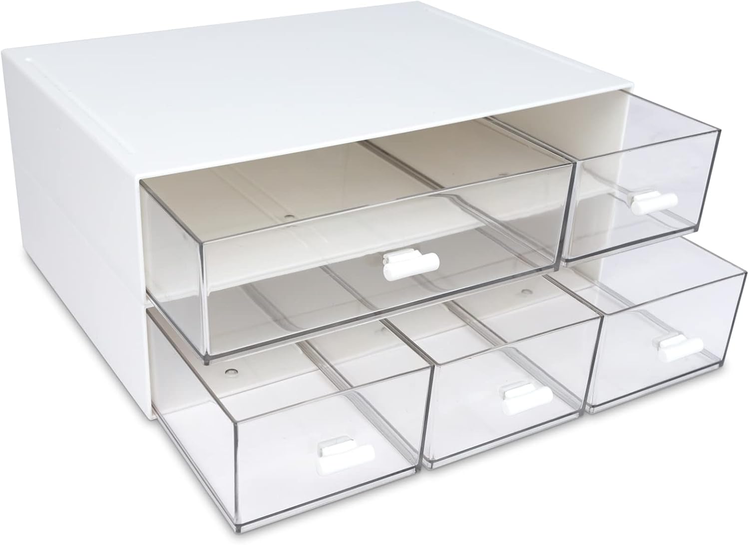 Optimisez Votre Espace avec l’Organiseur de Bureau à 5 Tiroirs !