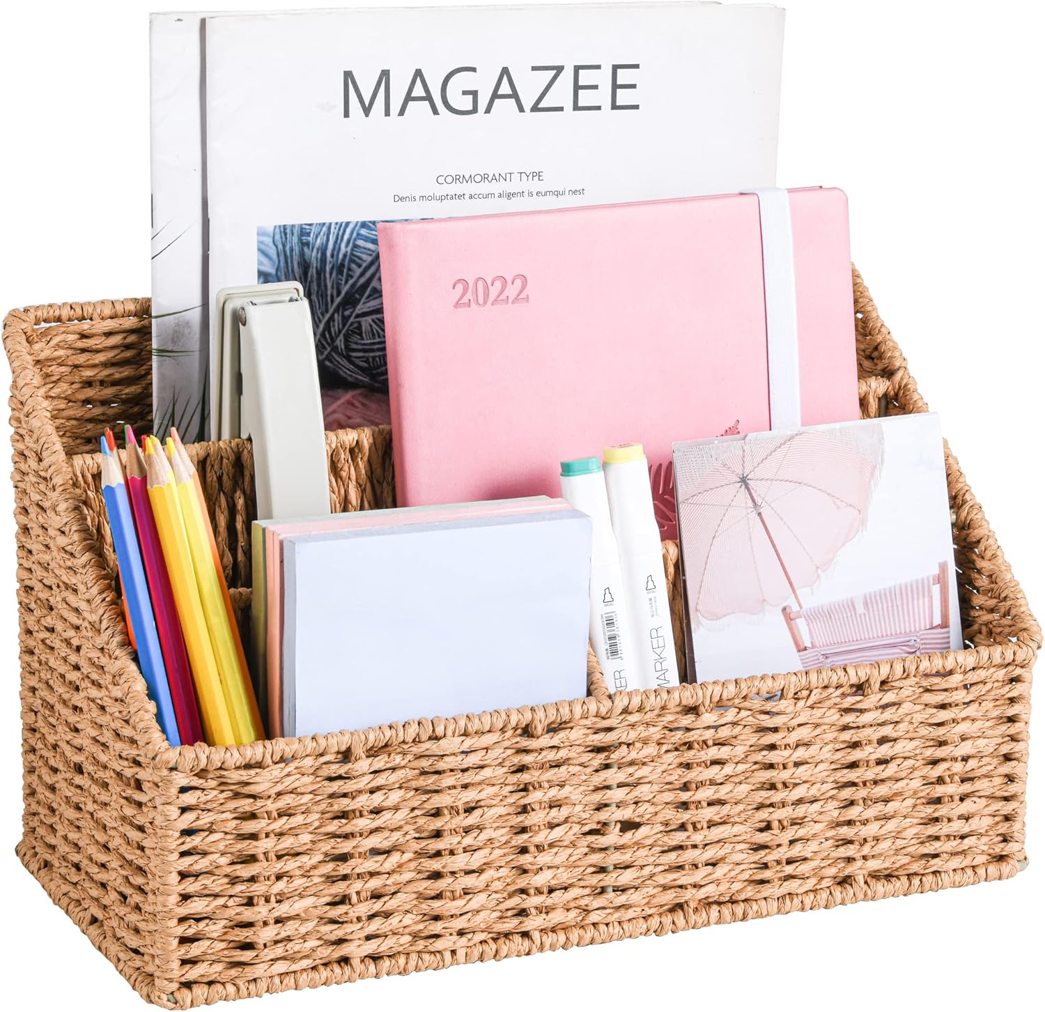 Optimisez Votre Espace avec l'Organiseur de Courrier Tissé : Élégance et Praticité au Bureau!