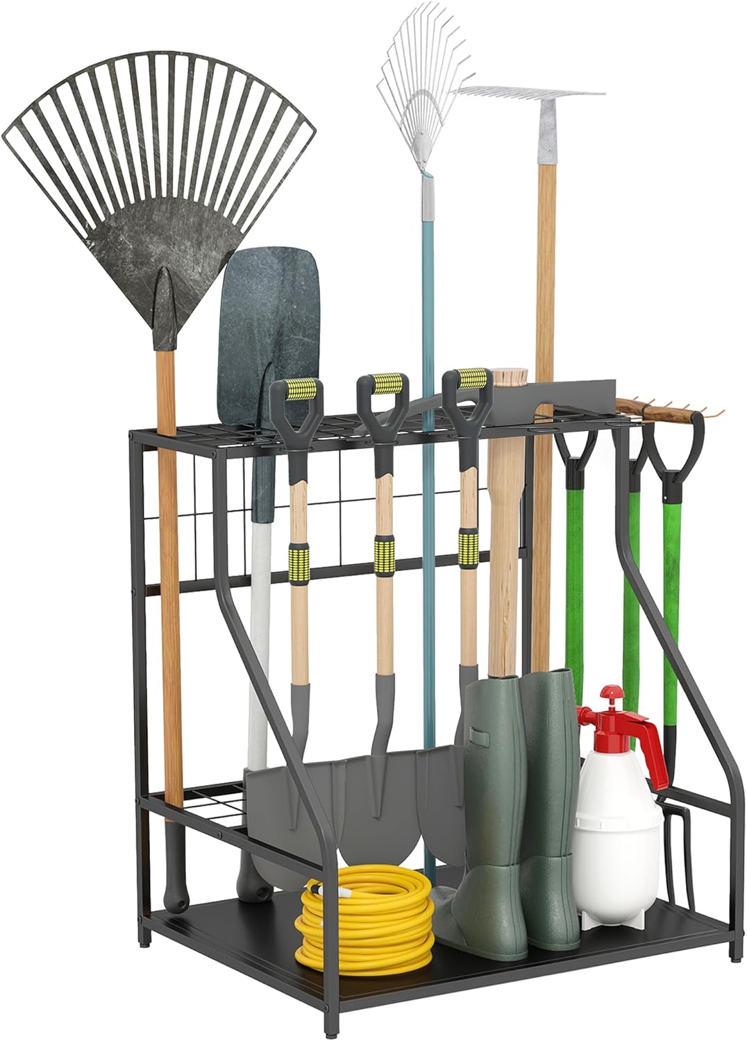 Optimisez votre espace avec l'Organiseur d'outils de Jardin Outsunny!