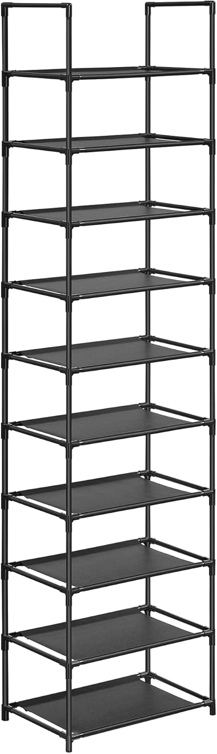 Optimisez Votre Espace avec l’Étagère à Chaussures SONGMICS : 10 Niveaux de Rangement Élégant