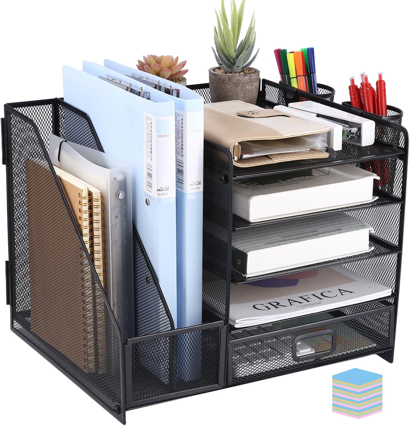 Optimisez Votre Espace de Travail : L’Organiseur de Bureau en Maille Métallique!
