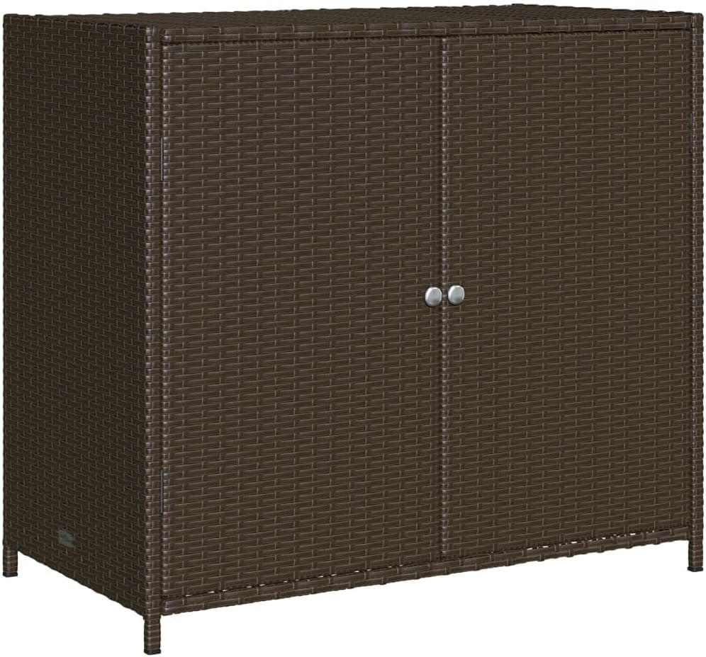 Optimisez votre espace extérieur avec l’armoire de rangement vidaXL en résine tressée!