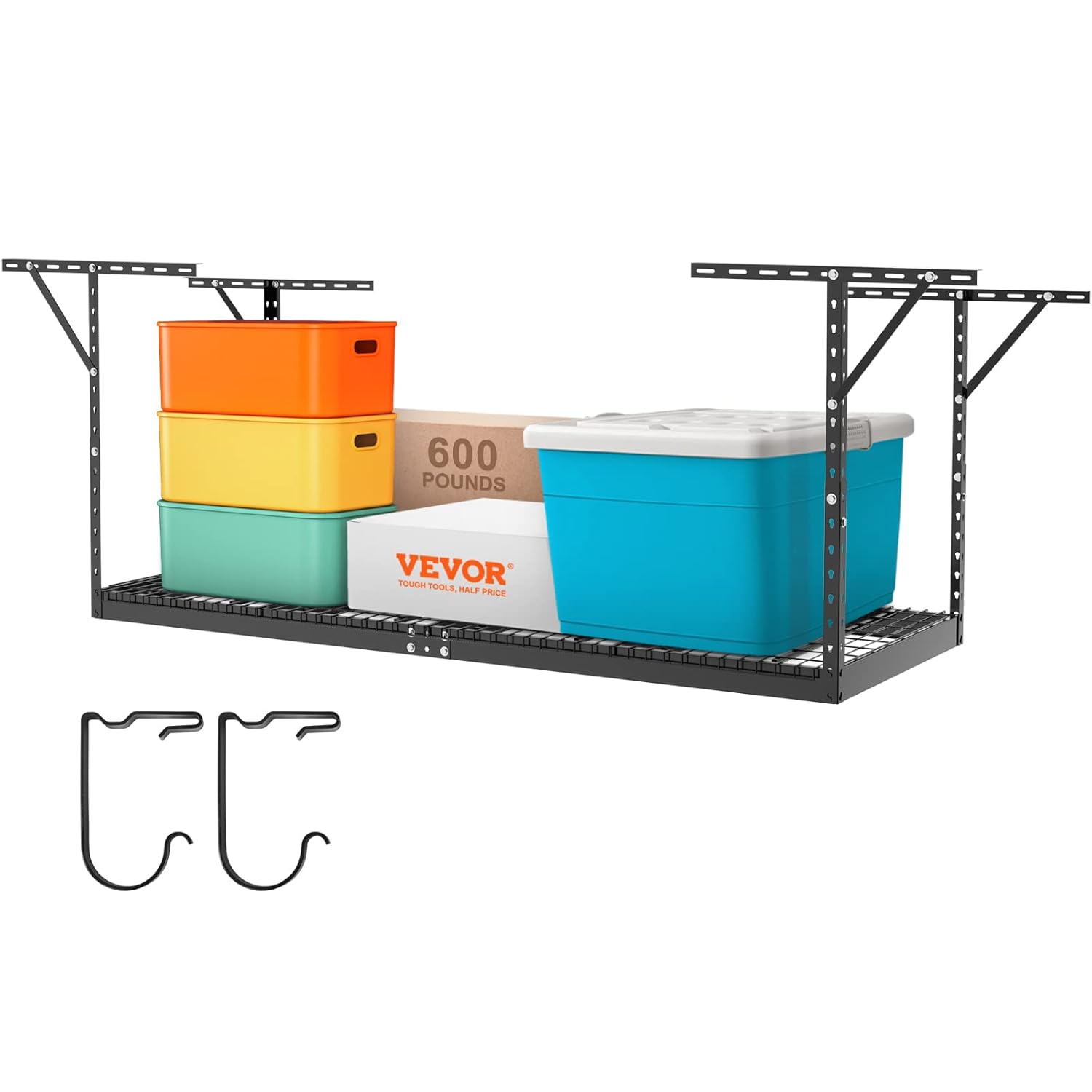 Optimisez Votre Garage avec l’Étagère VEVOR : Robuste et Réglable pour un Rangement Efficace!