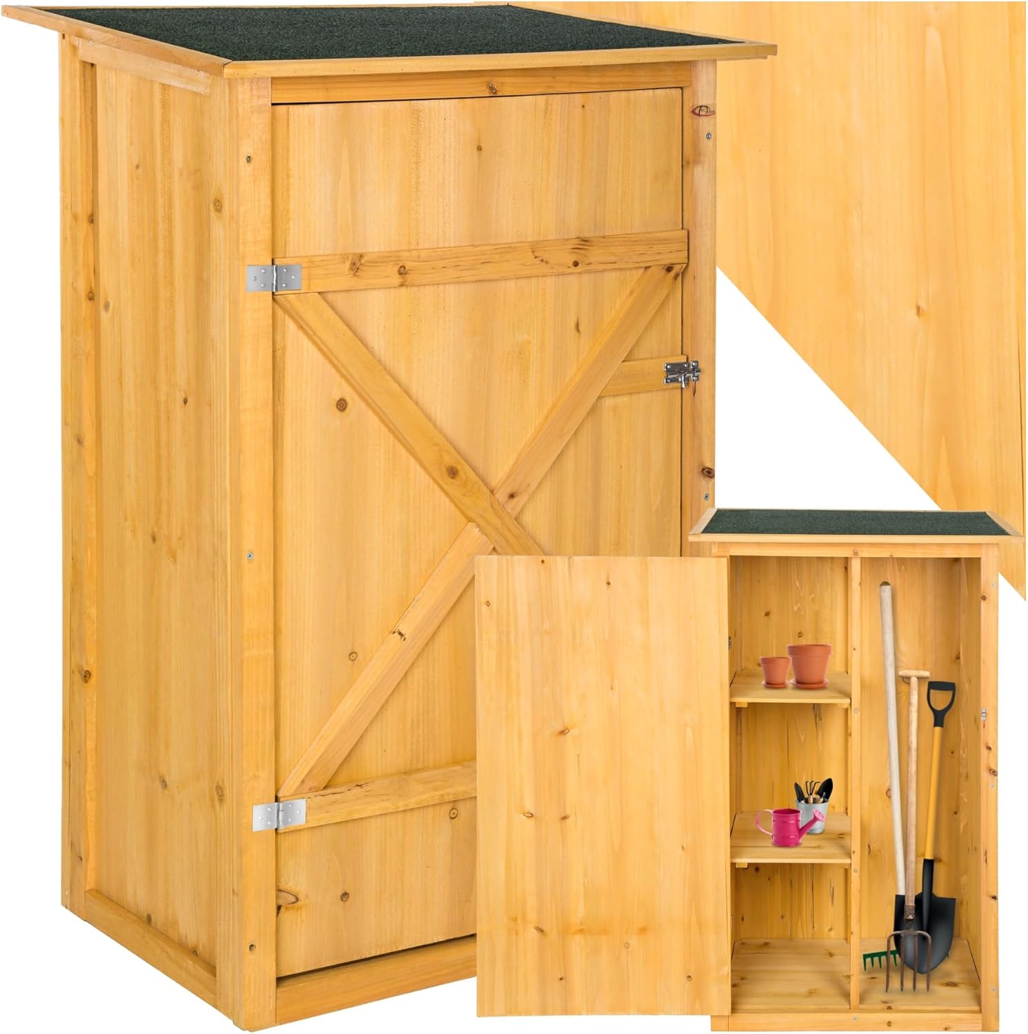 Optimisez votre jardin avec l’abri de jardin tectake® : le rangement idéal pour vos outils!