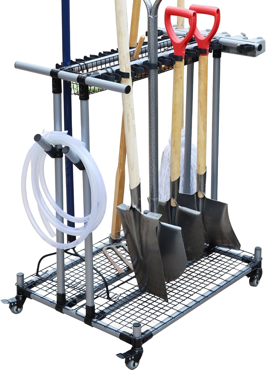 Optimisez Votre Jardin avec le QTJH Rangement Outils : Le Chariot Idéal pour un Stockage Organisé!