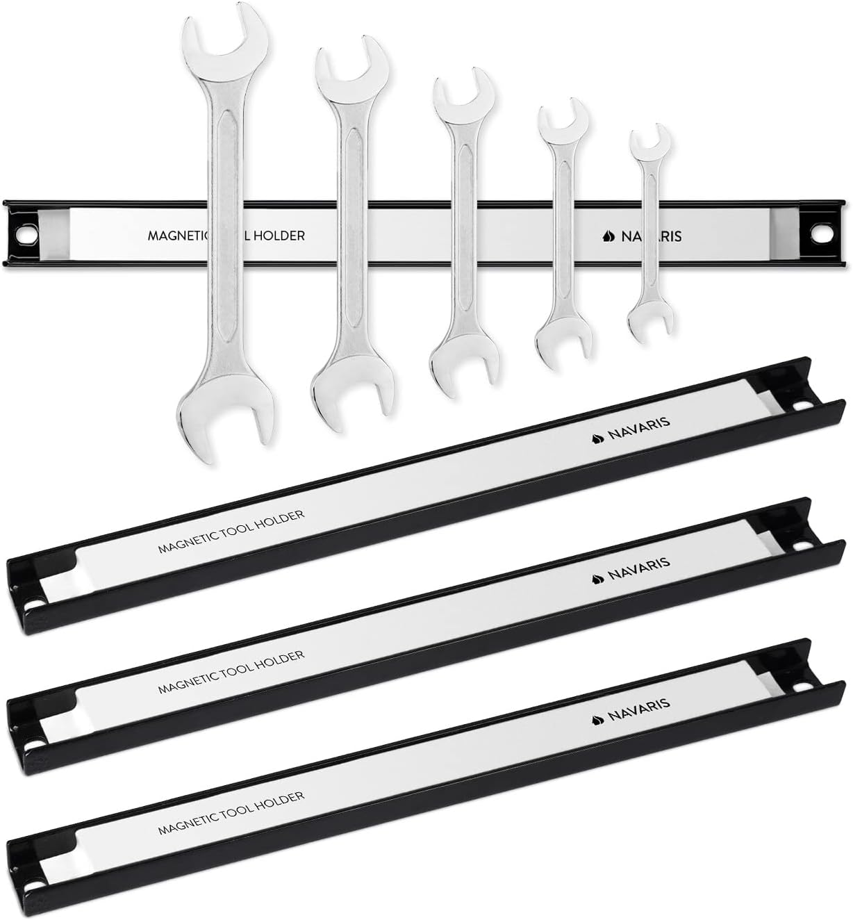 Optimisez votre rangement avec la barre magnétique Navaris pour outils