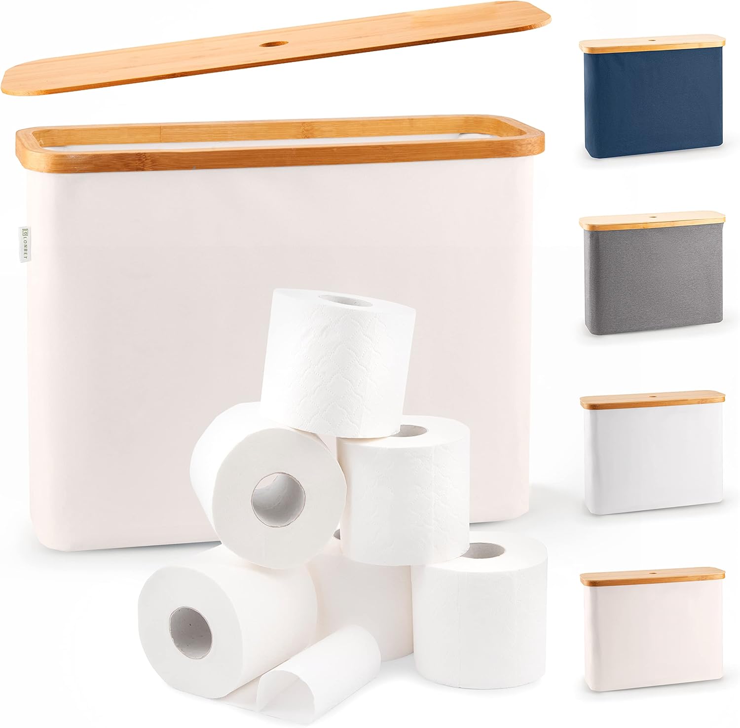 Optimisez votre Salle de Bain avec le LONBET Rangement Papier Toilette: Élégance et Praticité à Portée de Main!