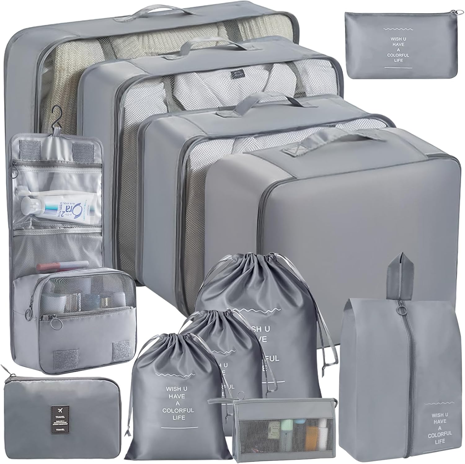 Optimisez Votre Voyage : Avis sur le SaiXuan 12 Pièces Organisateur de Valise