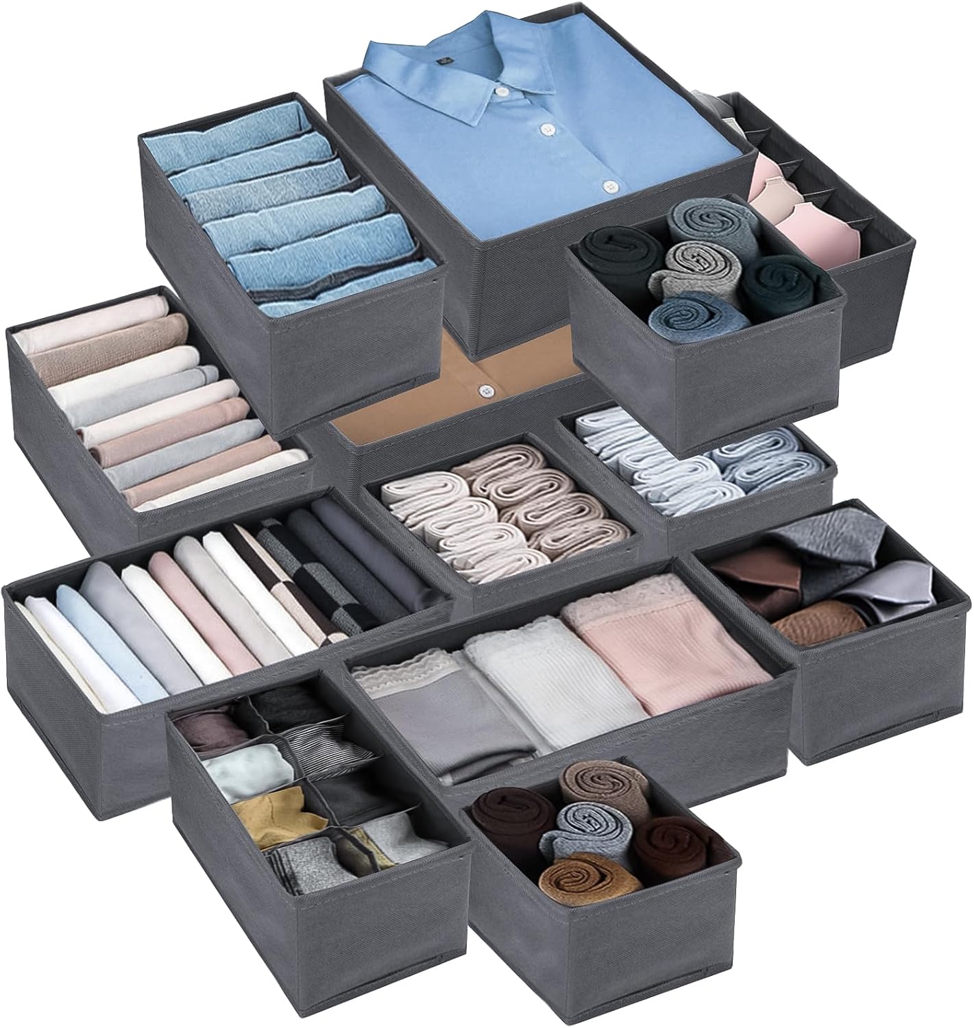 Organisez avec Style : 13 Boîtes de Rangement YUTUY pour Vos Vêtements!
