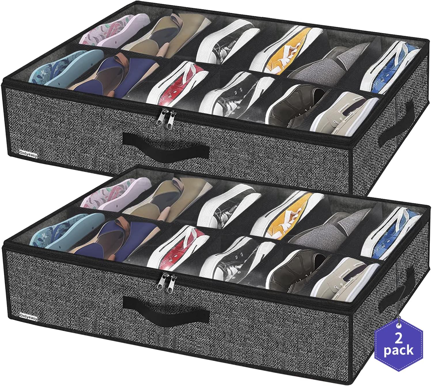 Organisez vos Chaussures avec Style : Avis sur le Lot de 2 Sacs de Rangement Homyfort