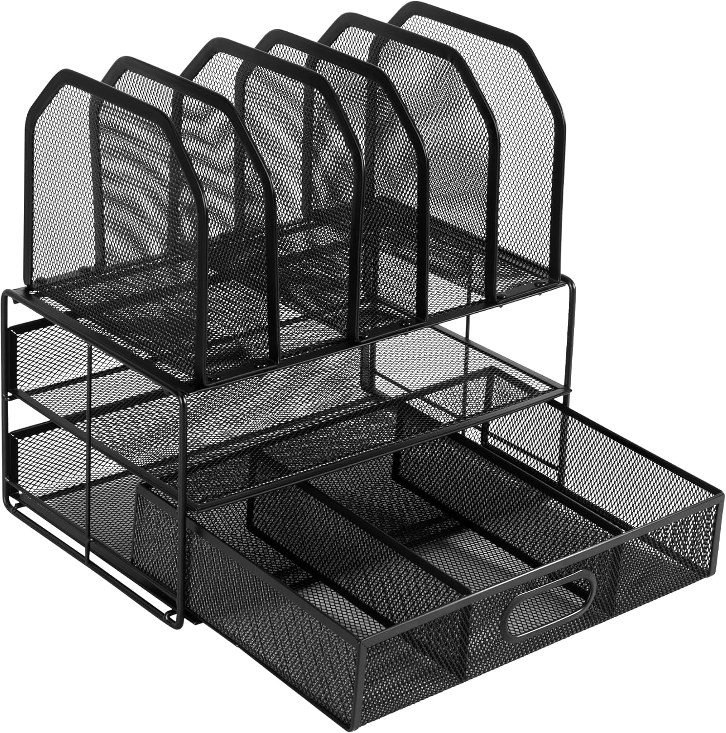 Organisez Votre Bureau avec le Trieur de Bureau Amazon Basics : Efficacité et Élégance en Noir!