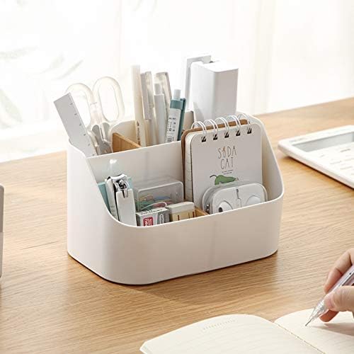 Organisez Votre Bureau avec Élégance : Boîte en Bambou Rhys à 5 Compartiments