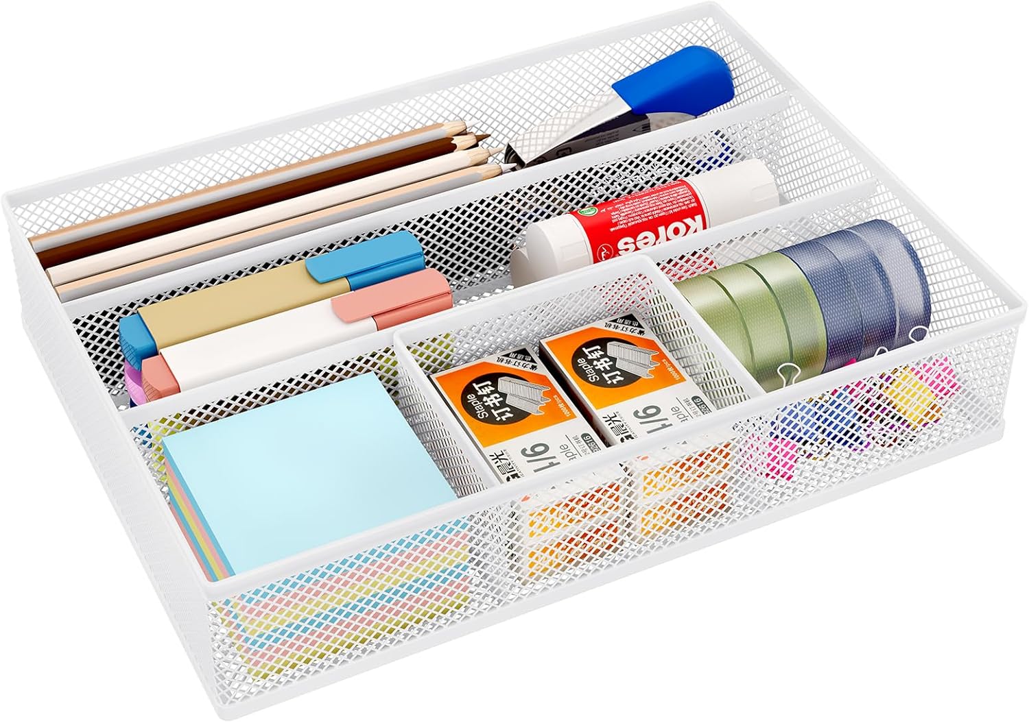 Organisez Votre Bureau avec Style : Découvrez l’EasyPAG 5 Compartiments Métal Maille!