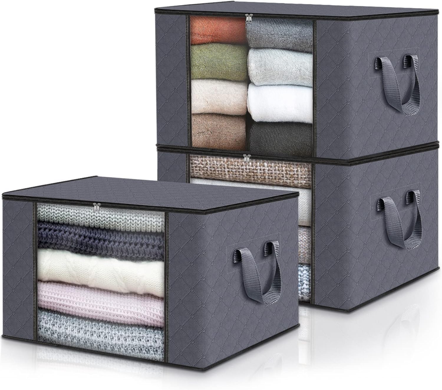 Organisez Votre Espace avec EDIHOME : Sac de Rangement Vêtement Pack de 3!