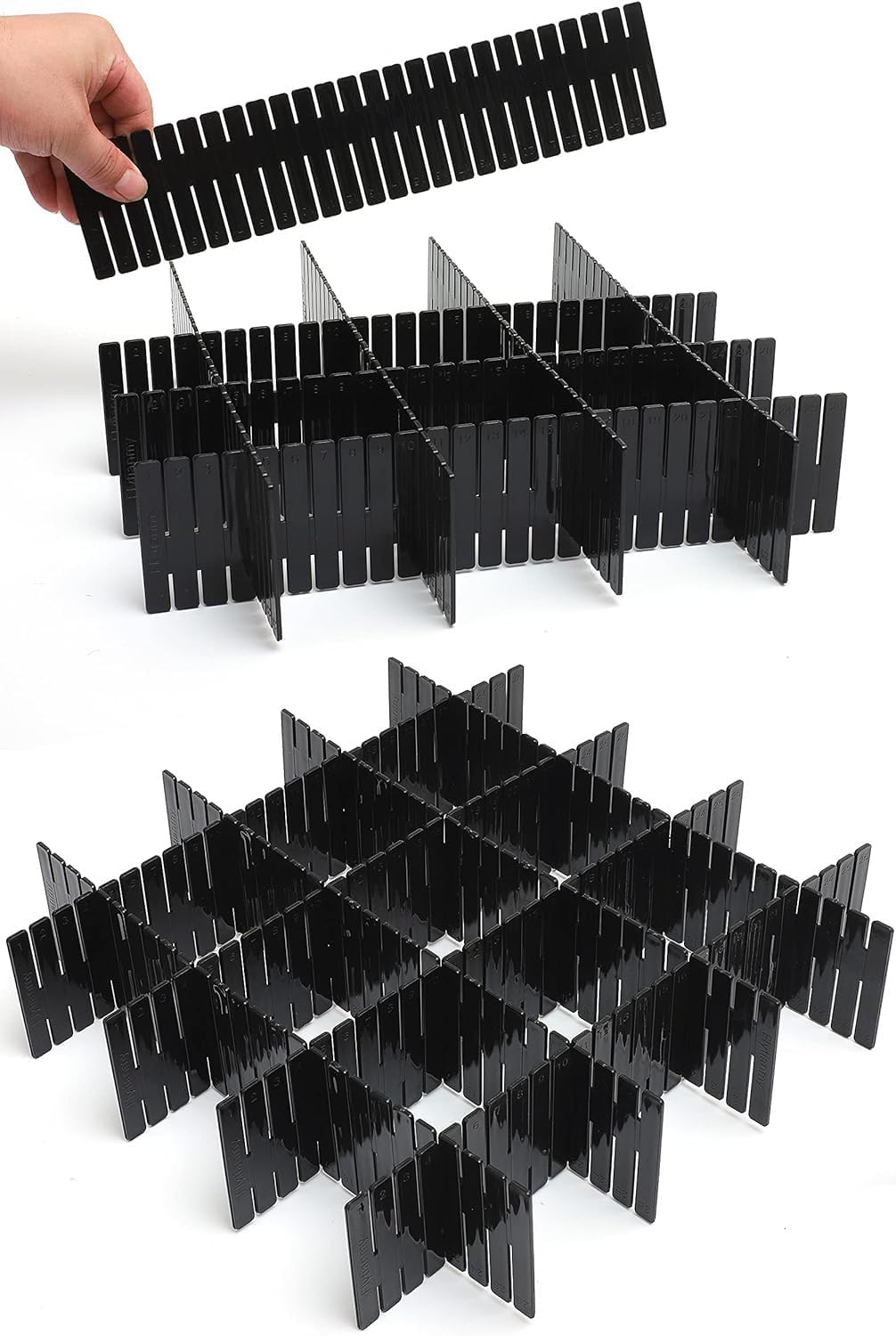 Organisez votre espace avec le Flytianmy : 18 séparateurs de tiroir réglables pour un rangement optimal !