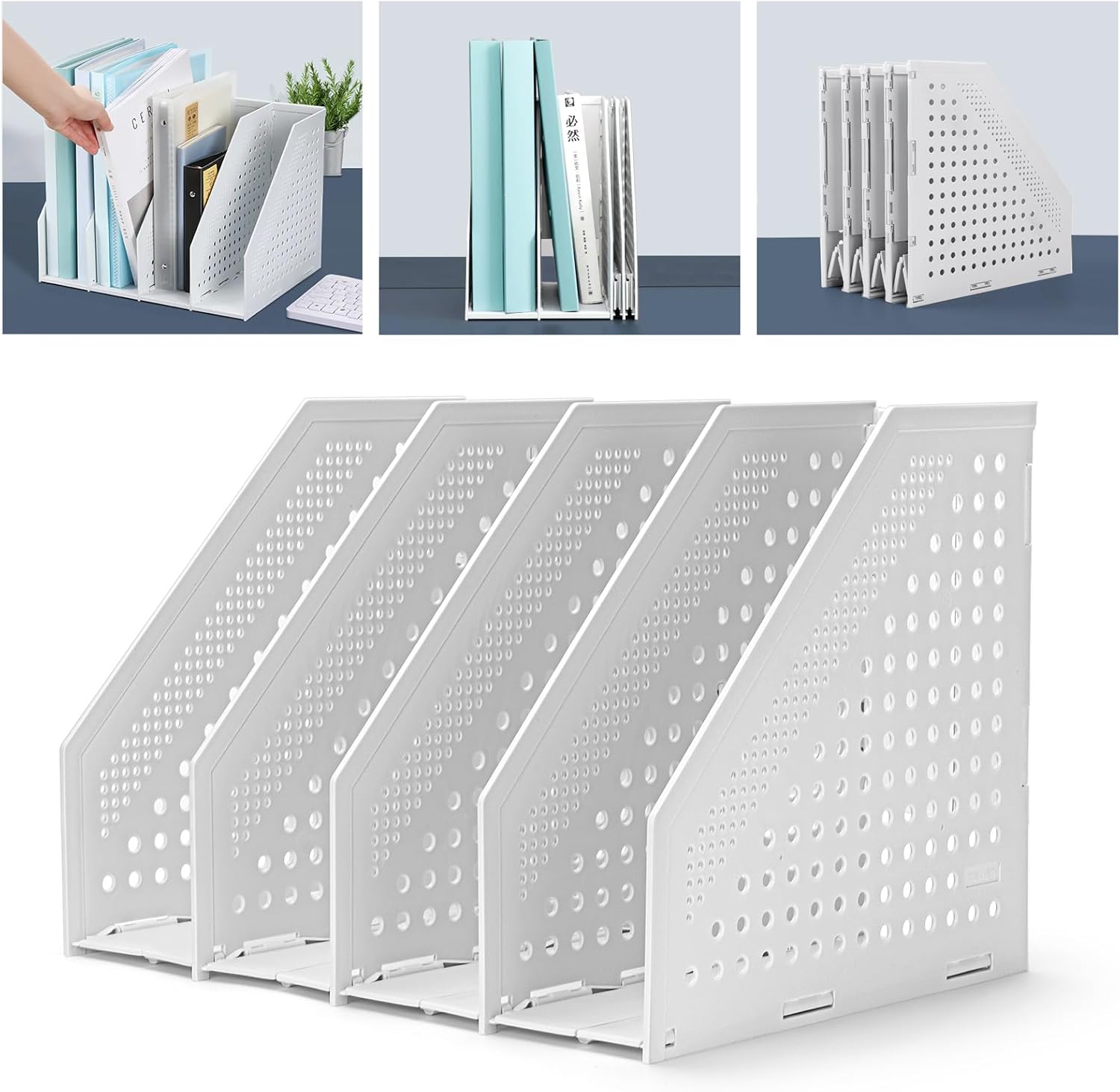 Organisez Votre Espace avec le Porte-Revue Pliable ECO-PP : Élégance et Praticité au Bureau et à la Maison!