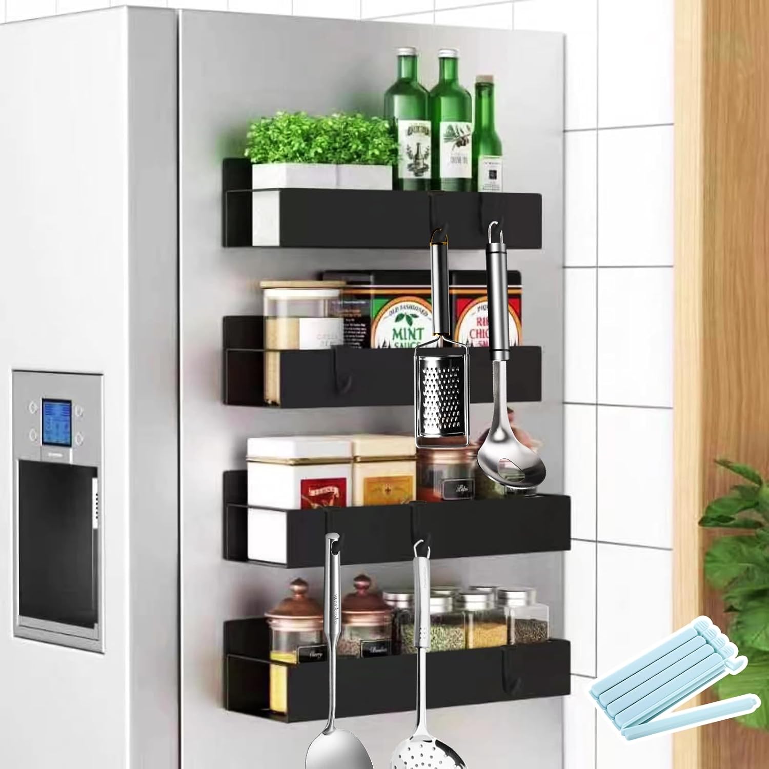 Révolutionnez Votre Cuisine avec UCAMP : Les Étagères Magnétiques pour Réfrigérateur!