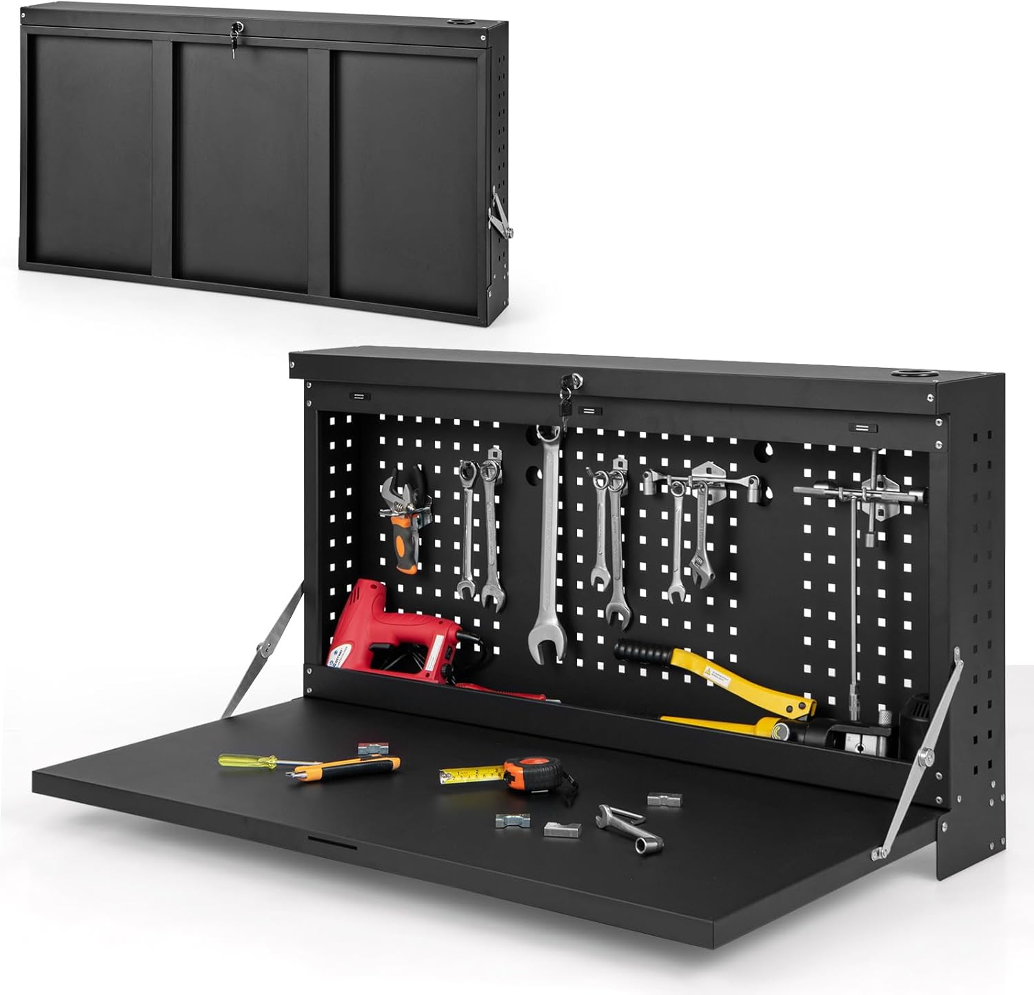 Révolutionnez Votre Espace avec le GOPLUS Panneau Mural Porte-Outils : Pratique et Résistant!