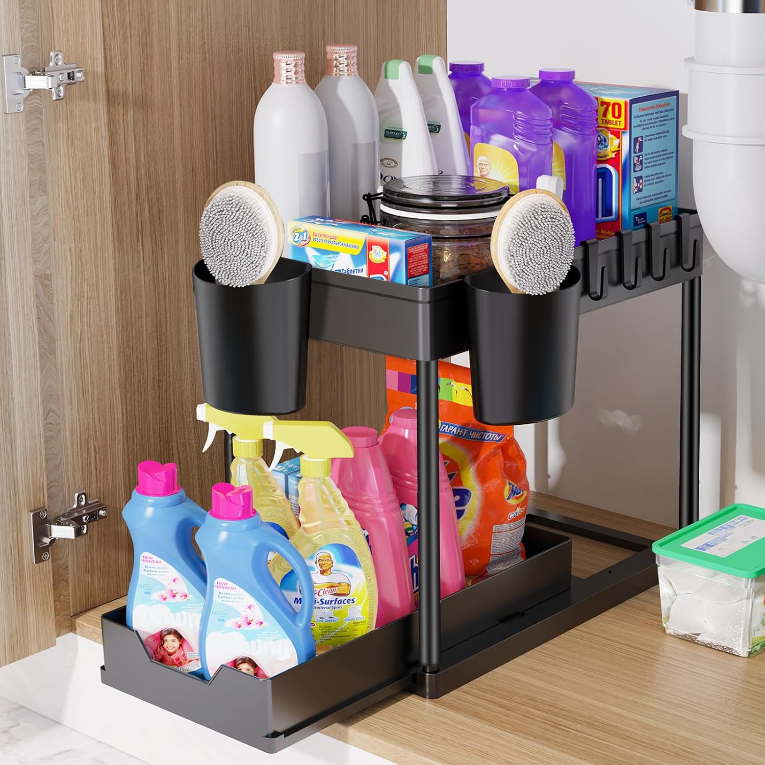 Révolutionnez votre espace avec le KOOSREEL : L’organiseur sous évier parfait!