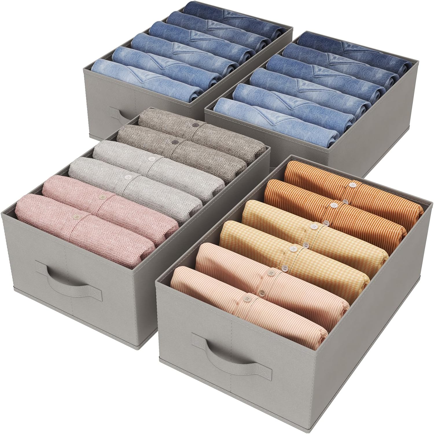Simplifiez Votre Espace avec le Lot de 4 Boîtes de Rangement Lifewit !
