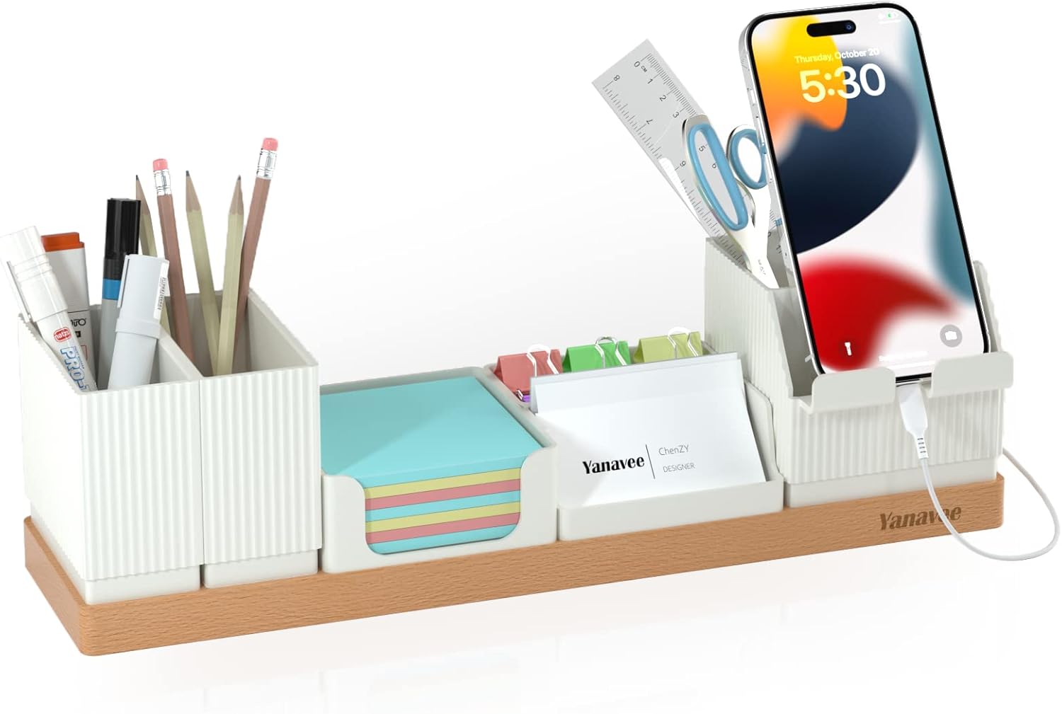 Transformez votre bureau avec le Yanavee Organiseur : Praticité et élégance au quotidien!