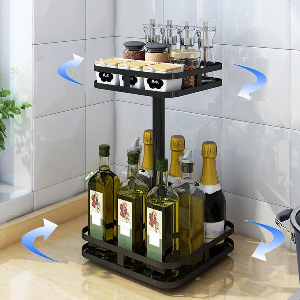 Transformez votre cuisine avec le Porte-épices Rotatif 360° YunNasi !