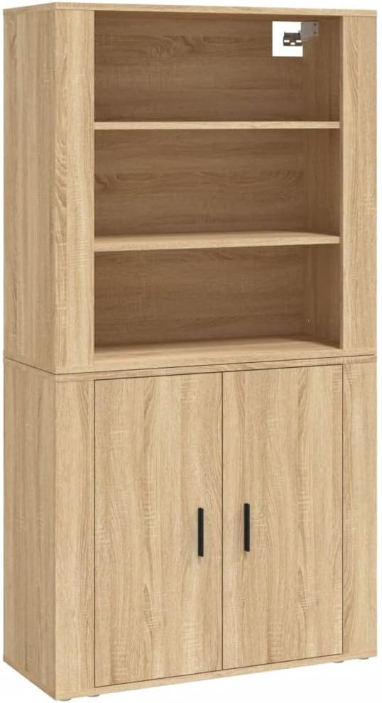 Transformez Votre Espace avec le Buffet Haut vidaXL en Chêne Sonoma!