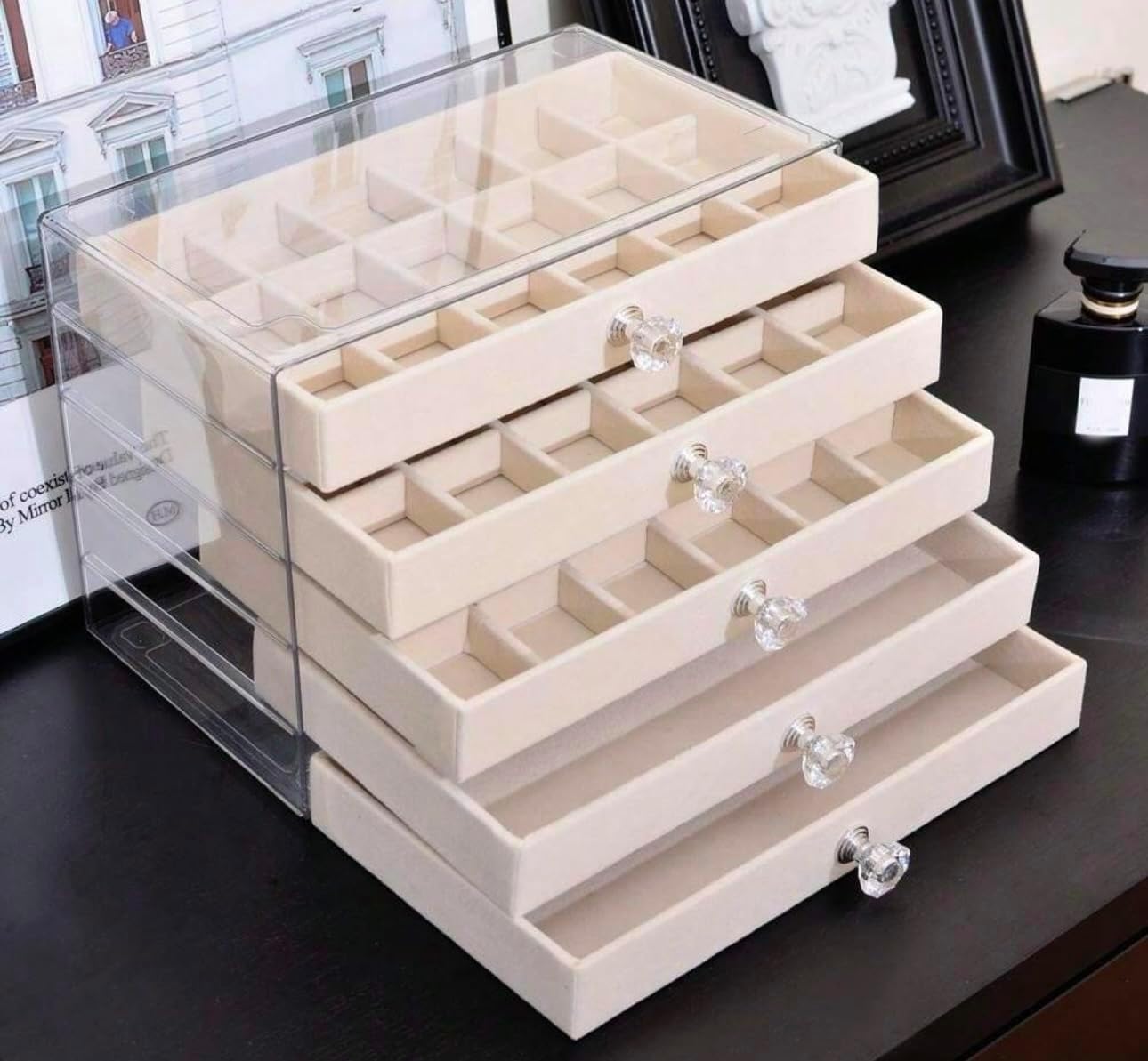 Transformez votre rangement avec le Coffret Bijoux HealthyMoov : Élégance et Praticité !