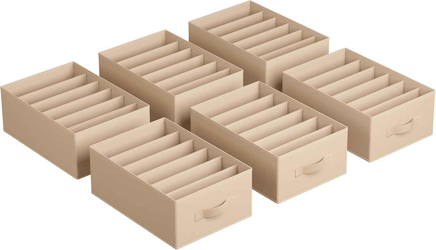 Transformez Votre Rangement avec le Lot de 6 Organisateurs SONGMICS – Pratiques et Élégants!