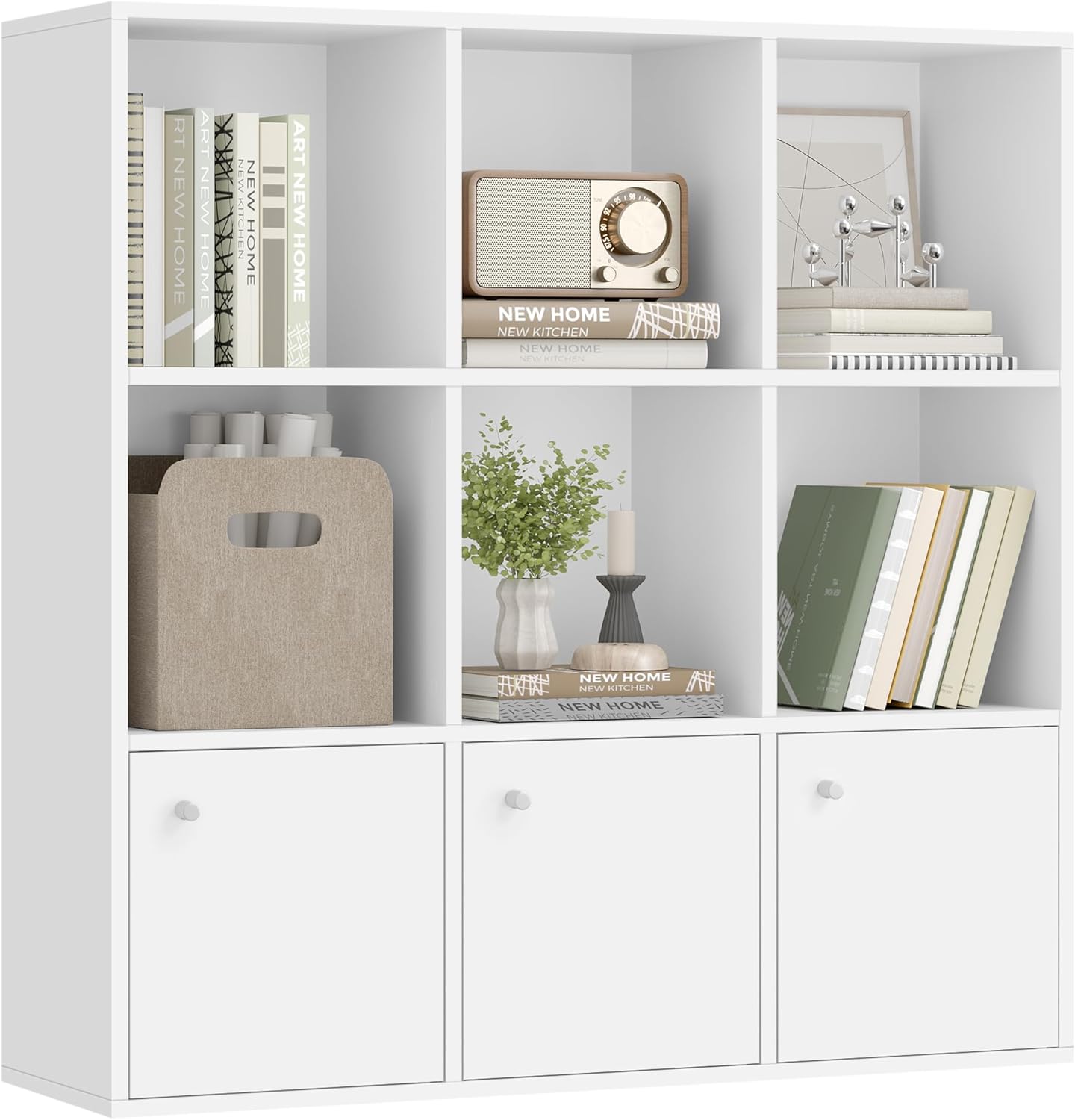 Étudiez le Style : VASAGLE Bibliothèque Élégante pour un Rangement Optimal