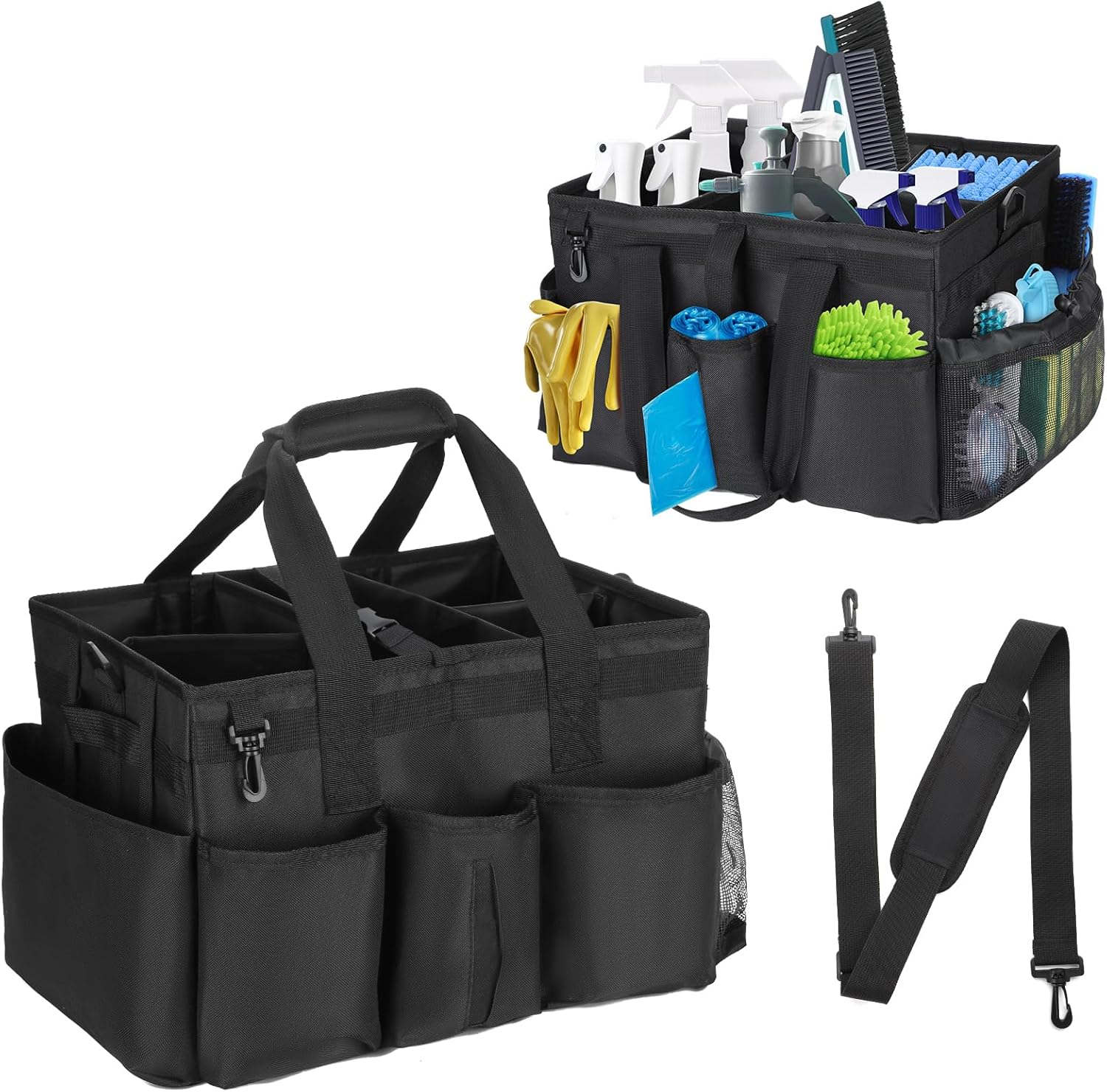 VicTop: Le Sac Fourre-Tout de Nettoyage Indispensable pour un Rangement Efficace!