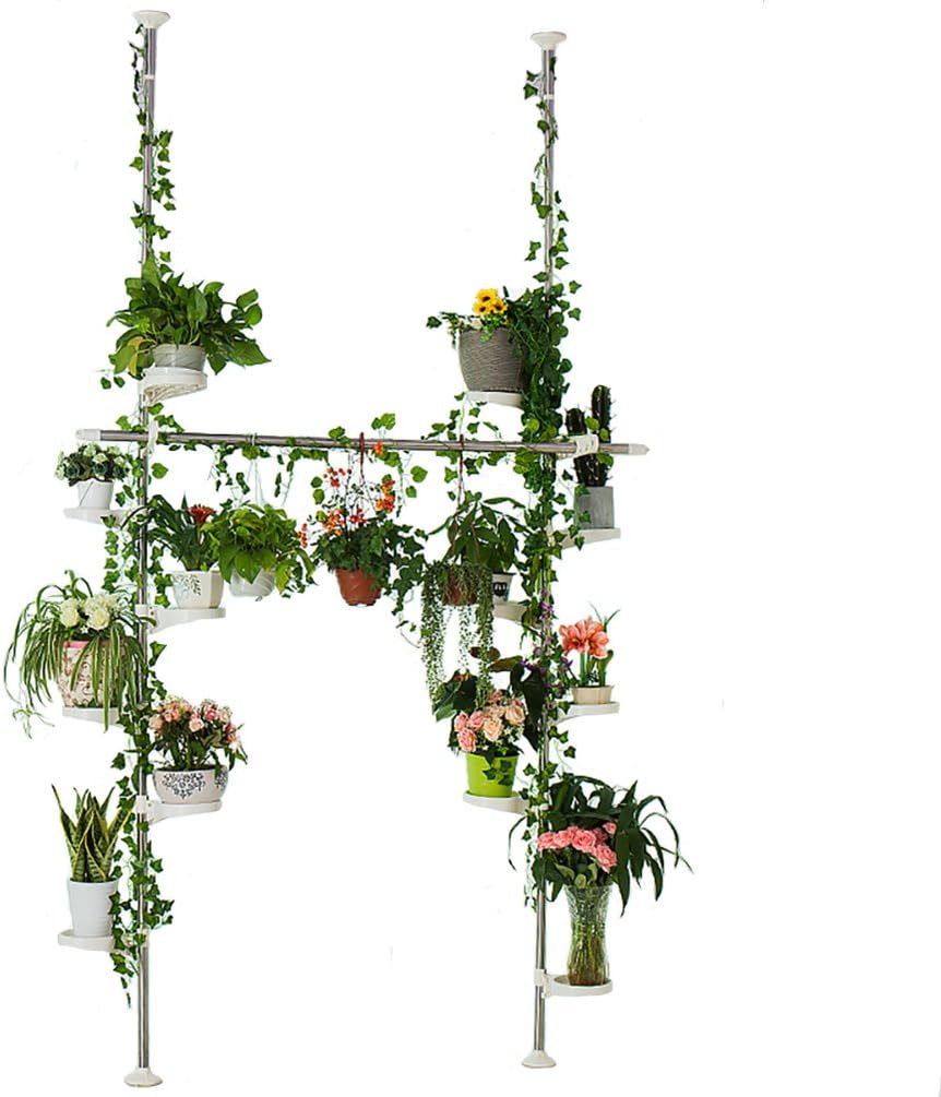 BAOYOUNI : L'Étagère Téléscopique Idéale pour vos Plantes et Décorations!