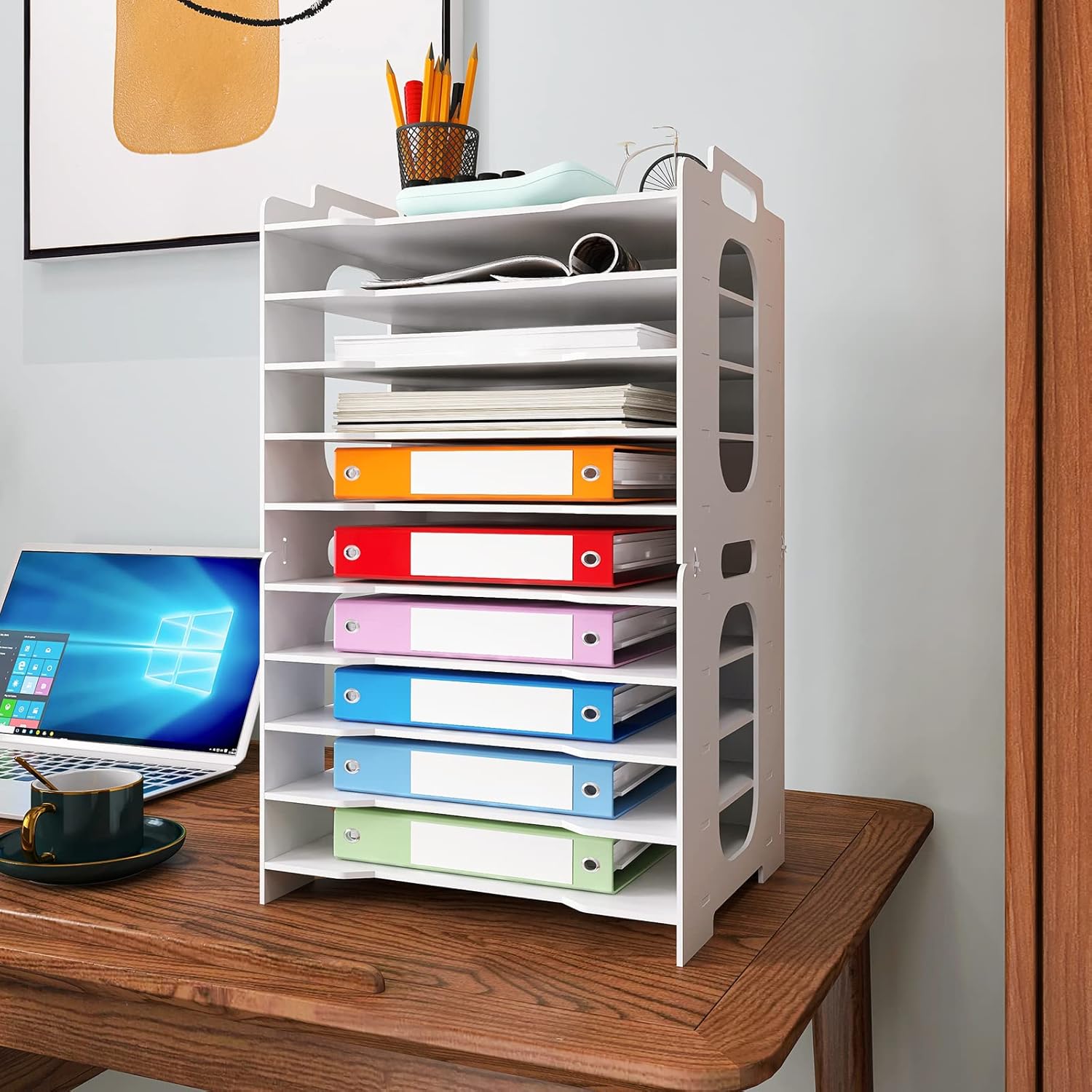 Boostez Votre Bureau avec le PUNCIA 10 Niveaux : L'Organisateur de Courrier Indispensable!