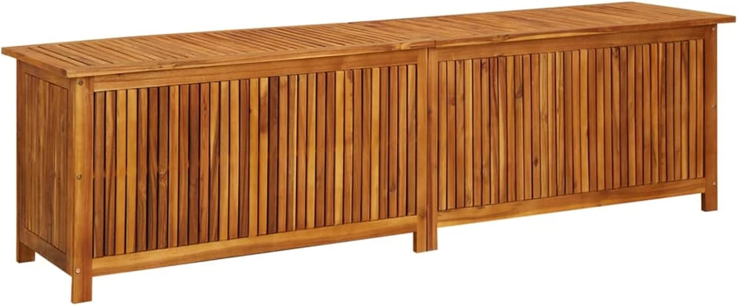 Boostez Votre Espace Extérieur avec la Boîte de Rangement Gecheer en Bois d'Acacia!