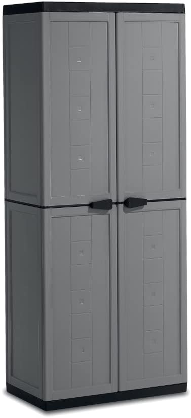 Découvrez la Jolly Armoire Kis : Élégance et Praticité en Gris/Noir !